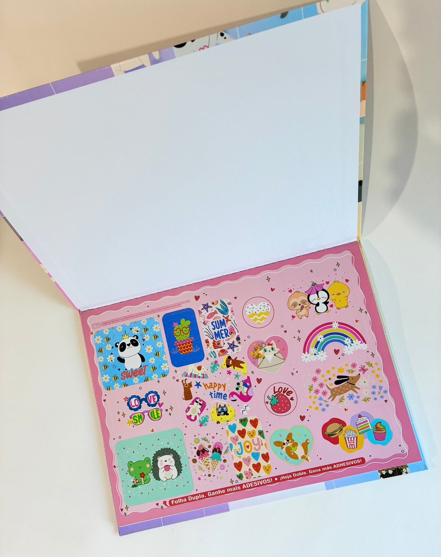 Caderno Hug Me Tilibra Meia Pauta