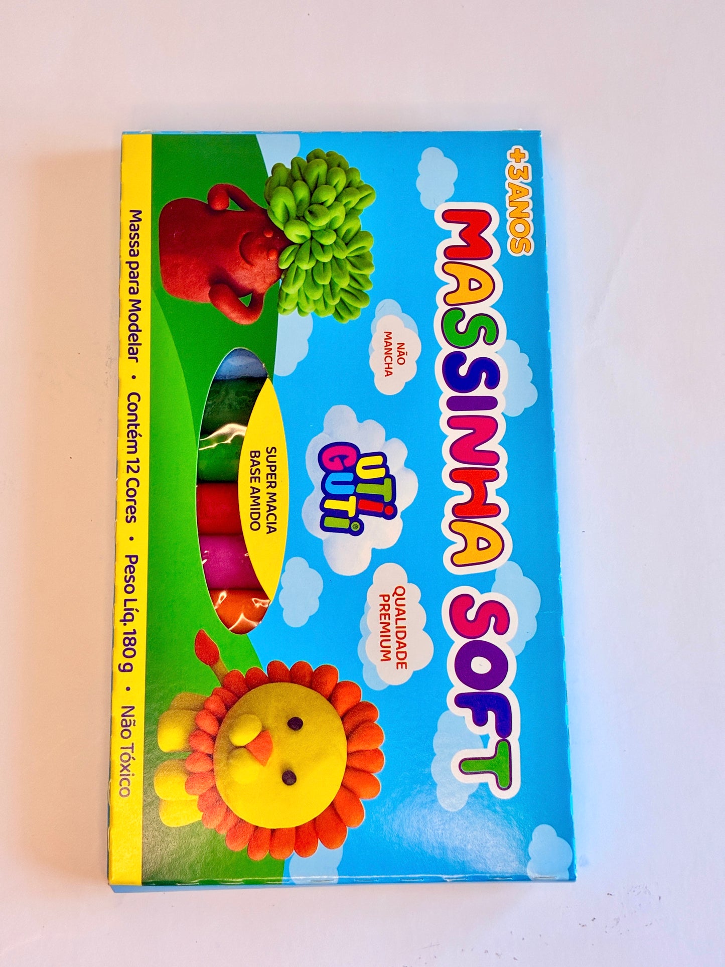 Massinha Soft Uti Guti – 12 Cores