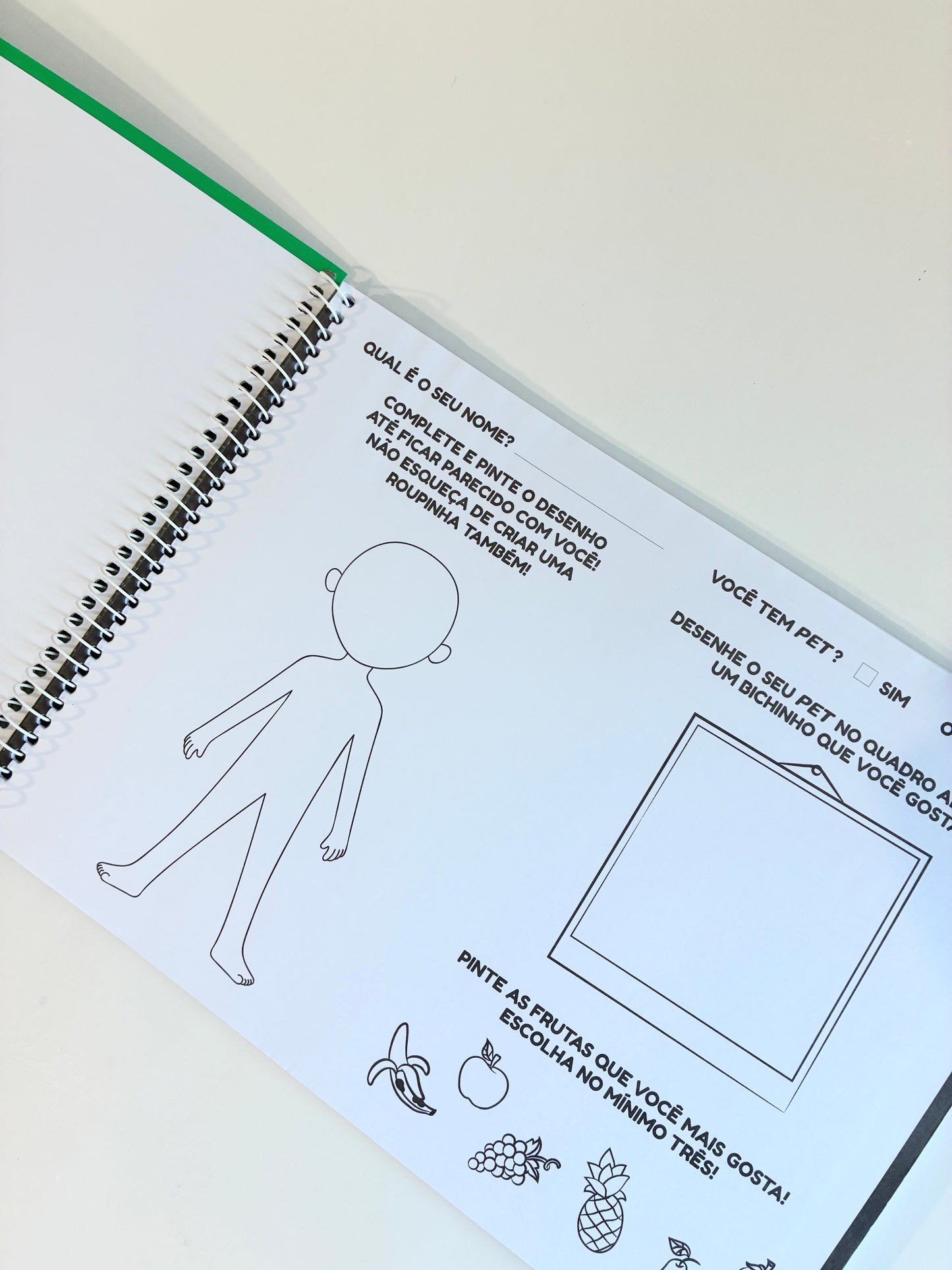 Caderno Espiral Kids Tilibra Meia Pauta