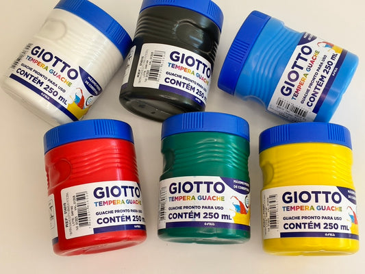 Tinta Guache Giotto Têmpera 250ml - Pronta para Uso