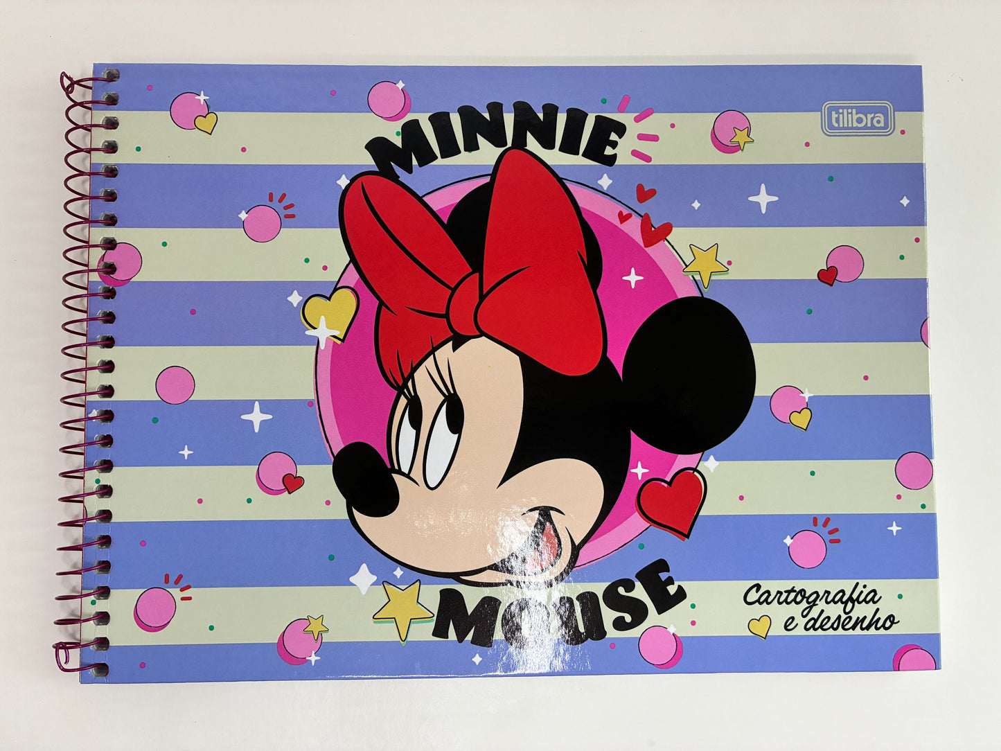 Caderno Cartografia e Desenho Minnie Mouse Happy Vibes Tilibra
