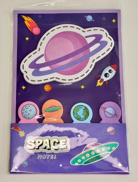 Bloco de Notas Adesivas Space Notes - Tema Espaço