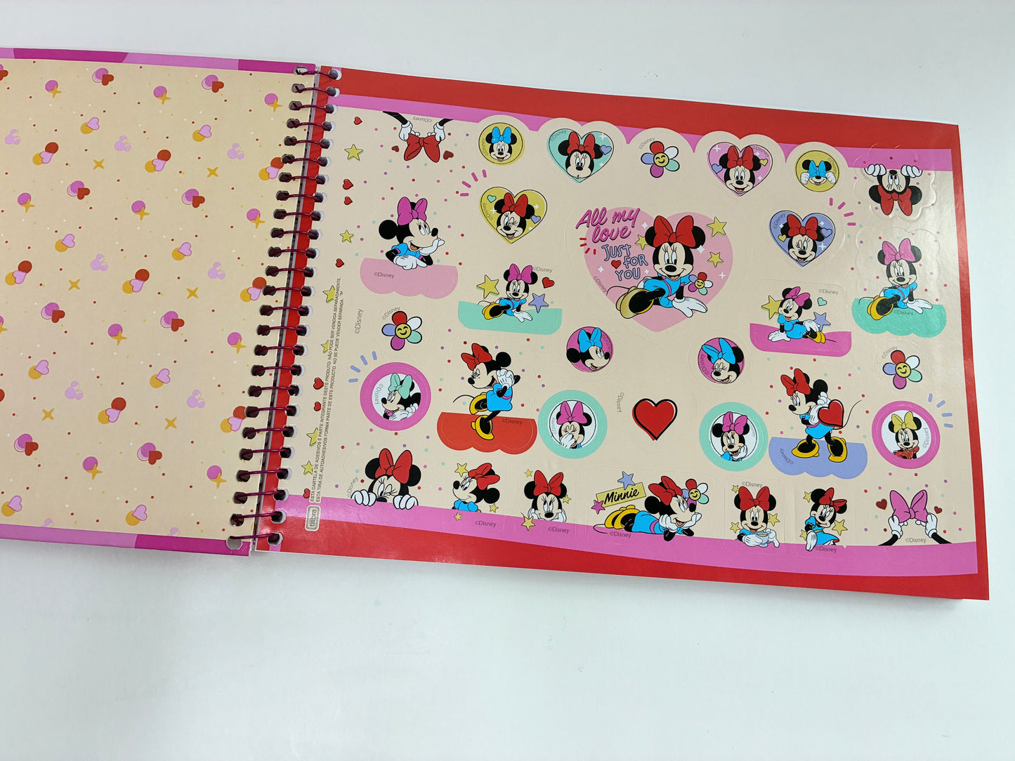 Caderno Cartografia e Desenho Minnie Mouse Happy Vibes Tilibra