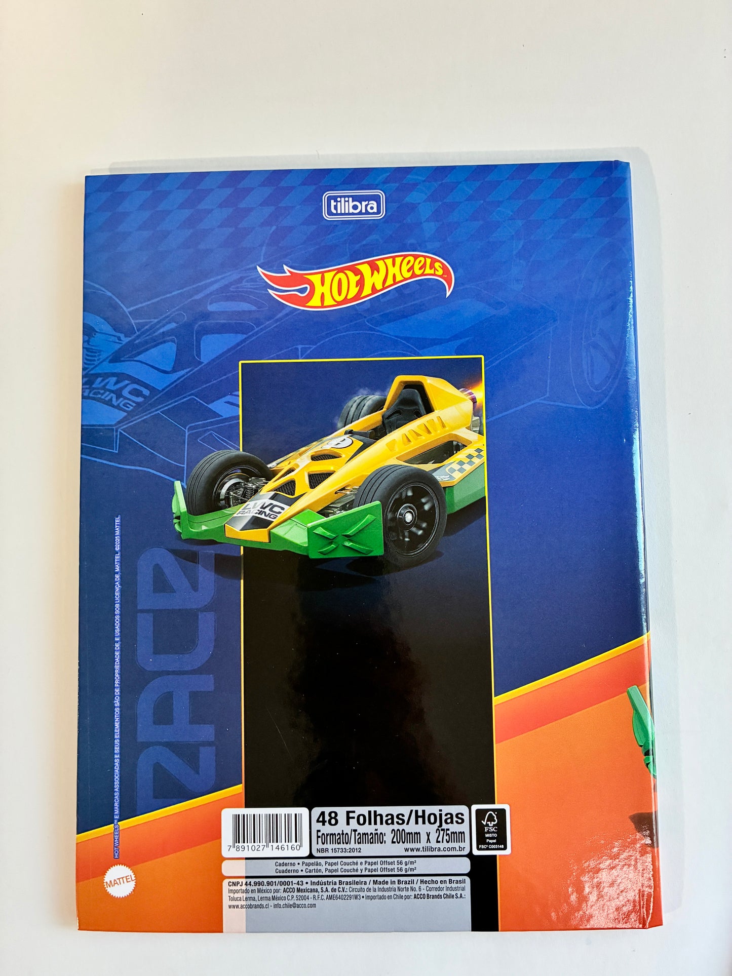 Caderno Hot Wheels Tilibra