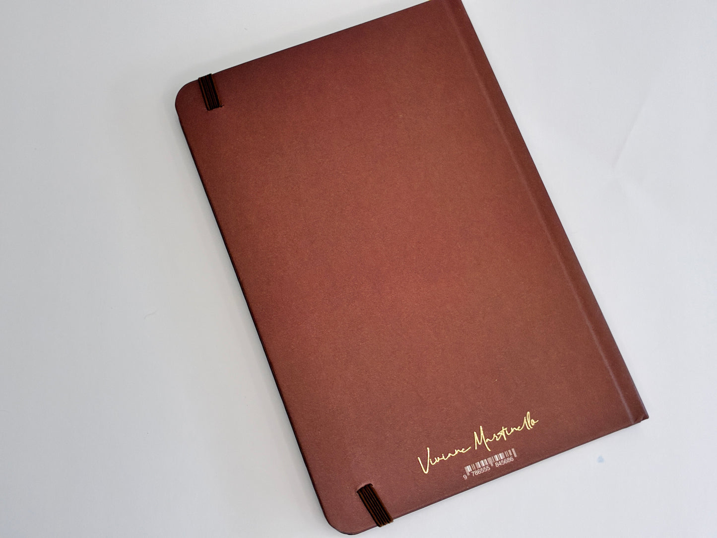 Kit Slim Luxo — Bíblia NVI Couro Marrom + Caderno Planner 'Os Planos de Deus'